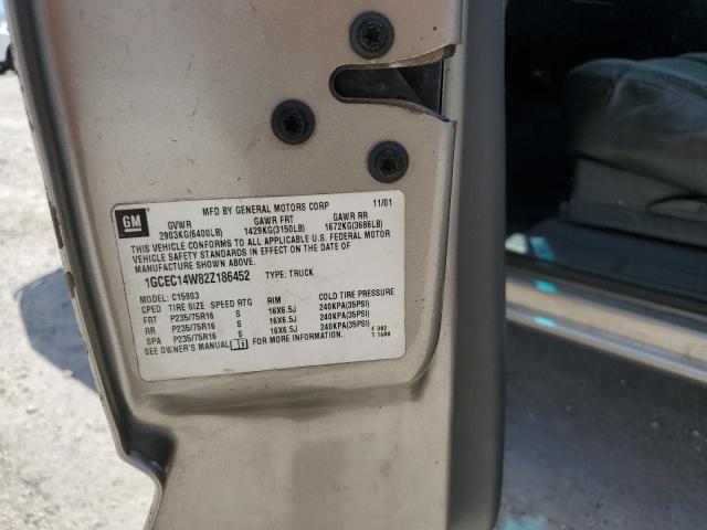 Photo 10 from auction – 2002 CHEVROLET SILVERADO with VIN 1GCEC14W82Z186452
