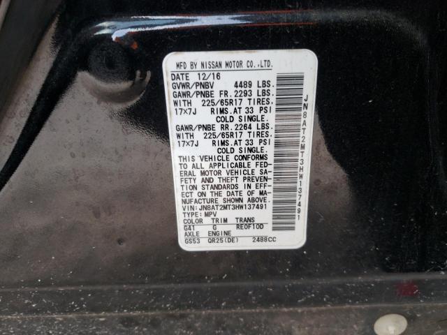 Photo 10 from auction – 2017 NISSAN ROGUE S with VIN JN8AT2MT3HW137491