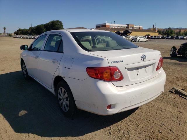 Photo 3 from auction – 2009 TOYOTA COROLLA BA with VIN JTDBL40EX99038945
