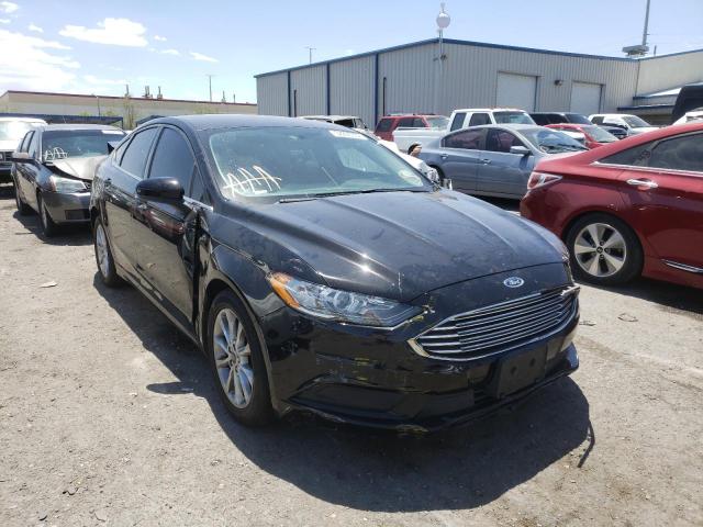FORD FUSION SE 2017 with VIN 3FA6P0HD8HR230996 - Photo from auction