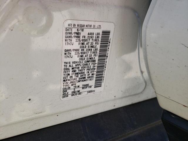 Photo 10 from auction – 2016 NISSAN ROGUE S with VIN JN8AT2MT9GW011831