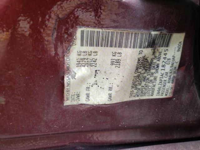 Photo 10 from auction – 2010 NISSAN ALTIMA BAS with VIN 1N4AL2AP1AC182445