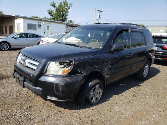 Photo 2 from auction – 2006 HONDA PILOT LX with VIN 2HKYF18176H556631
