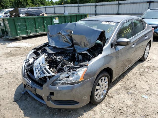 Photo 2 from auction – 2015 NISSAN SENTRA S with VIN 3N1AB7AP4FY346587