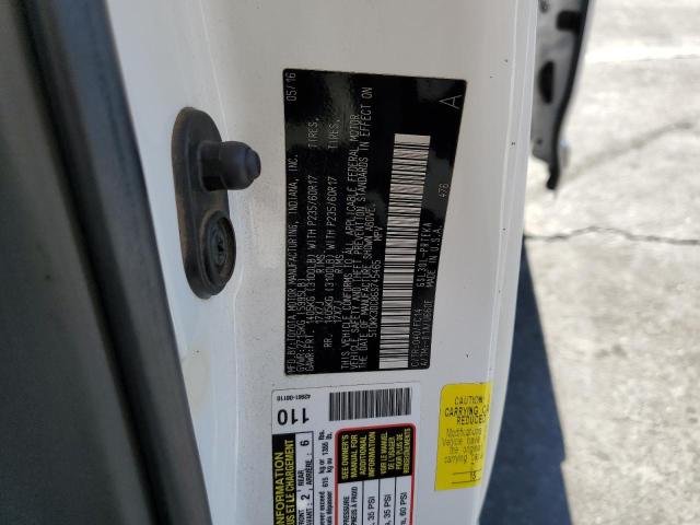 Photo 10 from auction – 2016 TOYOTA SIENNA LE with VIN 5TDKK3DC8GS745465