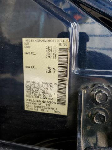 Photo 10 from auction – 2010 NISSAN ALTIMA BAS with VIN 1N4AL2AP8AN486294
