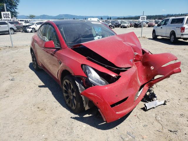 TESLA MODEL Y 2020 with VIN 5YJYGDEEXLF055359 - Photo from auction