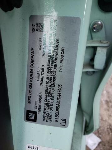 Photo 10 from auction – 2018 CHEVROLET SPARK 1LT with VIN KL8CD6SA8JC447405