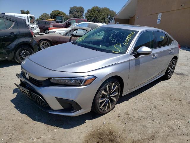 Photo 2 from auction – 2022 HONDA CIVIC EX with VIN JHMFE1F7XNX008691