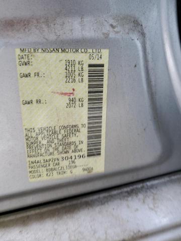 Photo 10 from auction – 2015 NISSAN ALTIMA 2.5 with VIN 1N4AL3AP2FN304196