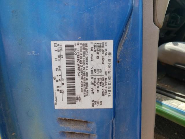 Photo 10 from auction – 1998 FORD RANGER SUP with VIN 1FTYR14C1WPB10641
