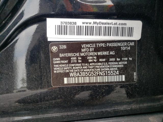Photo 10 from auction – 2015 BMW 328 XI SUL with VIN WBA3B5G52FNS15524