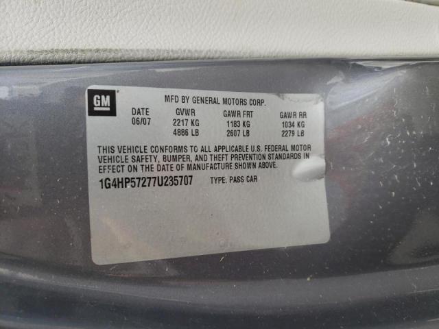 Photo 10 from auction – 2007 BUICK LUCERNE CX with VIN 1G4HP57277U235707