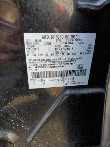 Photo 10 from auction – 2010 FORD EDGE SEL with VIN 2FMDK3JCXABA26591