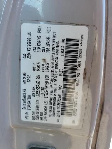 Photo 10 from auction – 2003 DODGE RAM VAN B1 with VIN 2D7HB11X33K509930