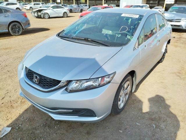 Photo 2 from auction – 2014 HONDA CIVIC LX with VIN 19XFB2F5XEE058957