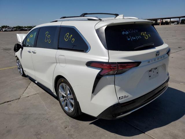 Photo 3 from auction – 2021 TOYOTA SIENNA LIM with VIN 5TDERKEC8MS050139