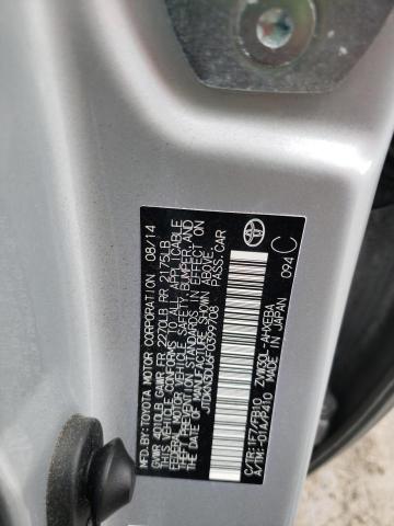 Photo 10 from auction – 2015 TOYOTA PRIUS with VIN JTDKN3DU6F0399708
