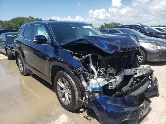 TOYOTA HIGHLANDER 2015 with VIN 5TDJKRFH1FS196150 - Photo from auction