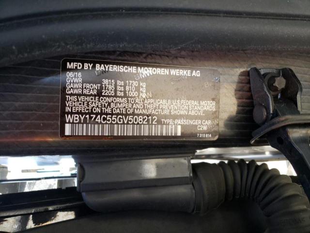 Photo 10 from auction – 2016 BMW I3 REX with VIN WBY1Z4C55GV508212