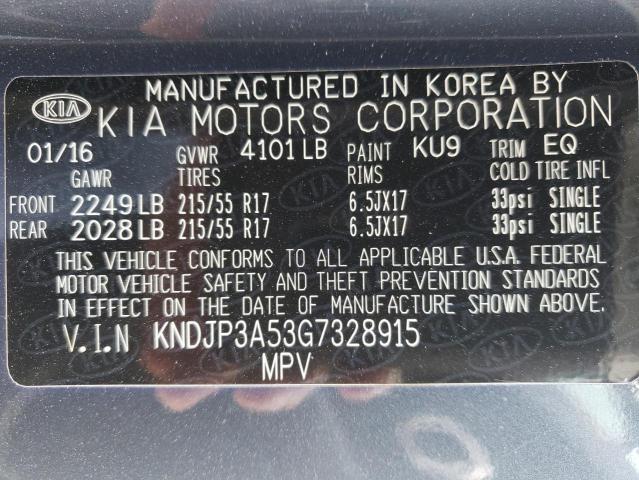 Photo 10 from auction – 2016 KIA SOUL + with VIN KNDJP3A53G7328915