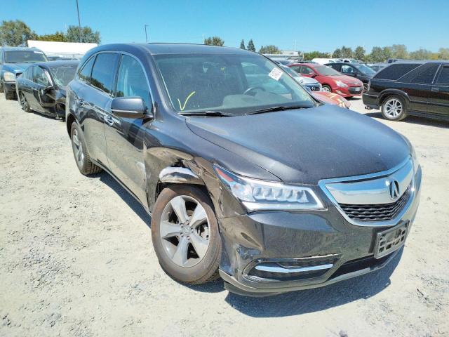 ACURA MDX 2016 with VIN 5FRYD3H25GB006742 - Photo from auction