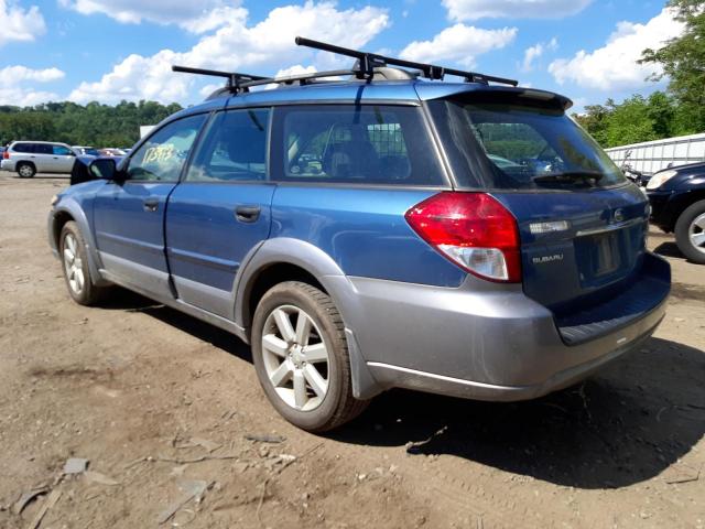Photo 3 from auction – 2009 SUBARU OUTBACK 2. with VIN 4S4BP61C697327552