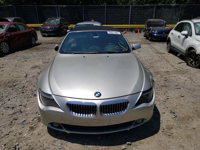 Photo 9 from auction – 2006 BMW 650 I with VIN WBAEK13466CN79553