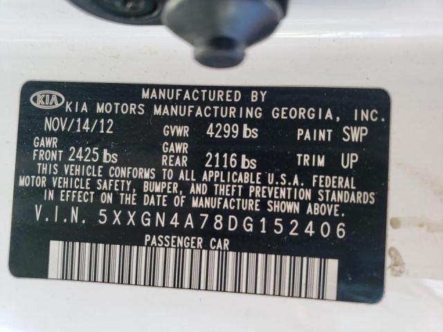 Photo 10 from auction – 2013 KIA OPTIMA EX with VIN 5XXGN4A78DG152406