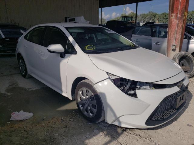 TOYOTA COROLLA LE 2021 with VIN JTDEPMAE9MJ170375 - Photo from auction
