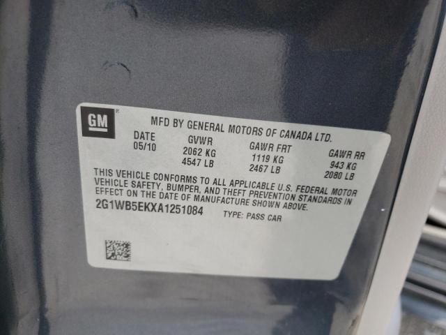 Photo 10 from auction – 2013 CHEVROLET IMPALA LS with VIN 2G1WA5E36D1154609
