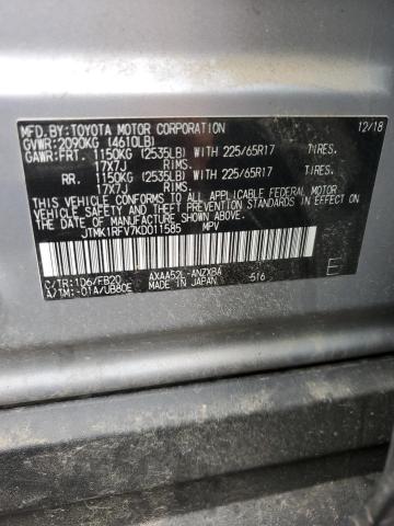 Photo 10 from auction – 2019 TOYOTA RAV4 LE with VIN JTMK1RFV7KD011585