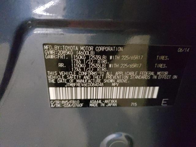 Photo 10 from auction – 2014 TOYOTA RAV4 LE with VIN JTMBFREV6ED084048