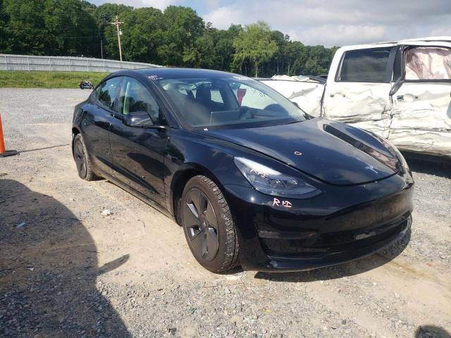 TESLA MODEL 3 2022 with VIN 5YJ3E1EB9NF185527 - Photo from auction