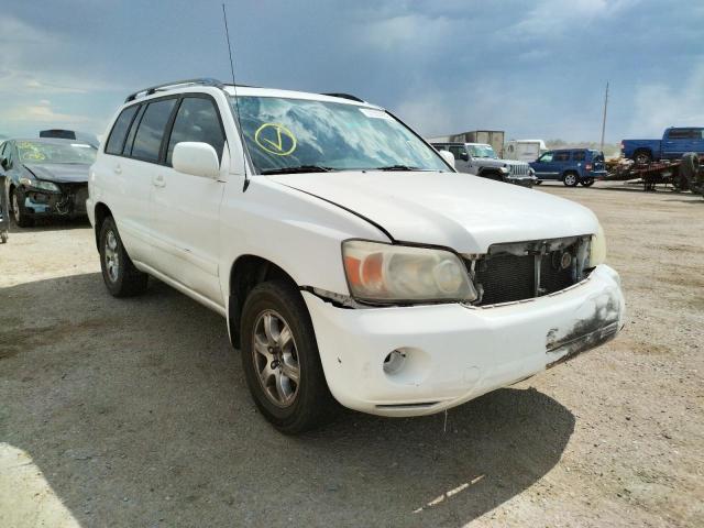 TOYOTA HIGHLANDER 2005 with VIN JTEDP21AX50059043 - Photo from auction