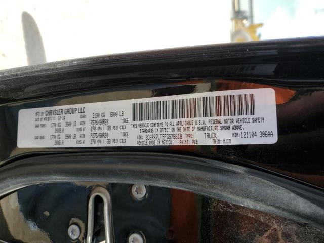 Photo 10 from auction – 2015 RAM 1500 SLT with VIN 3C6RR7LT5FG578618