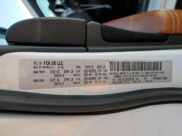 Photo 10 from auction – 2016 JEEP GRAND CHER with VIN 1C4RJFDJXGC366793