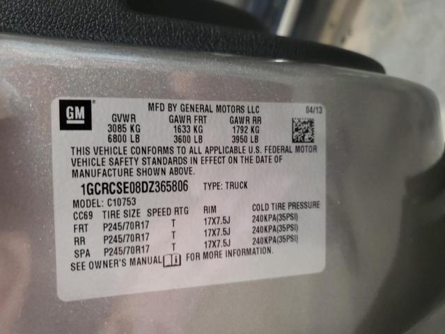 Photo 10 from auction – 2013 CHEVROLET SILVERADO with VIN 1GCRCSE08DZ365806