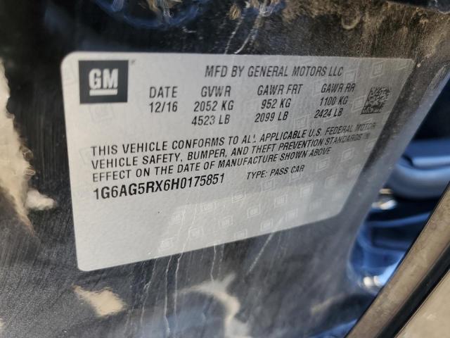 Photo 10 from auction – 2017 CADILLAC ATS with VIN 1G6AG5RX6H0175851