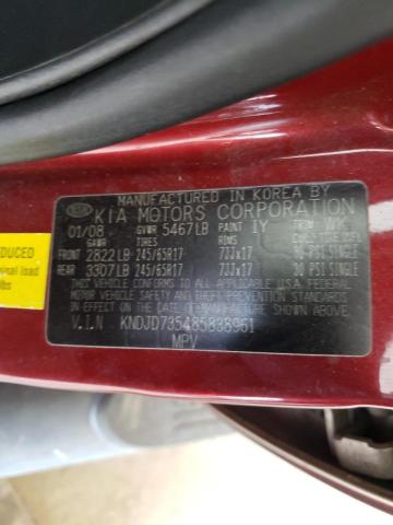 Photo 10 from auction – 2008 KIA SORENTO EX with VIN KNDJD735485838961