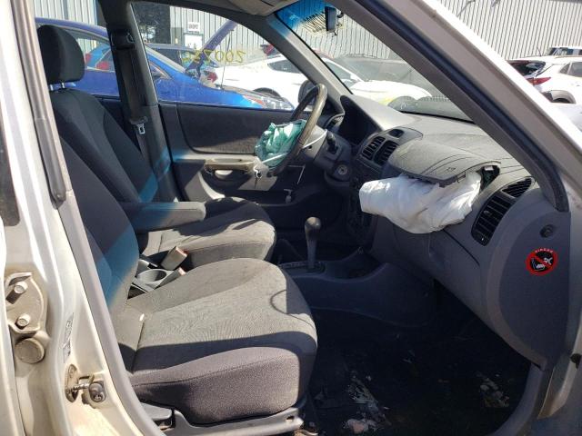 Photo 5 from auction – 2003 HYUNDAI ACCENT GL with VIN KMHCG45C13U472591