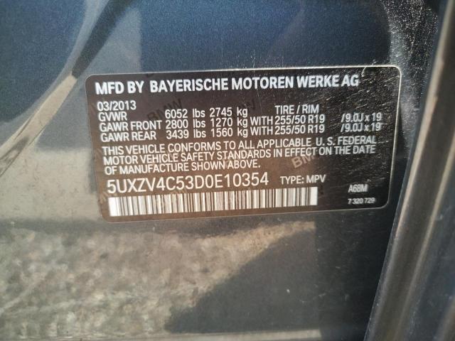 Photo 10 from auction – 2013 BMW X5 XDRIVE3 with VIN 5UXZV4C53D0E10354