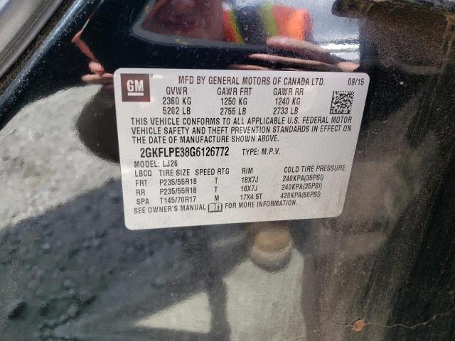 Photo 10 from auction – 2016 GMC TERRAIN SL with VIN 2GKFLPE38G6126772