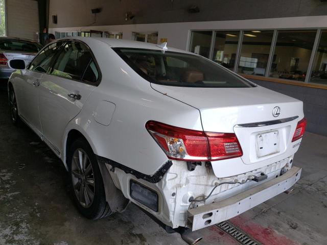 Photo 3 from auction – 2012 LEXUS ES 350 with VIN JTHBK1EG1C2480992