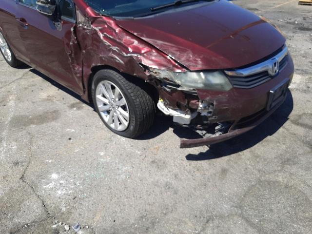 Photo 9 from auction – 2012 HONDA CIVIC EXL with VIN 19XFB2F90CE302678