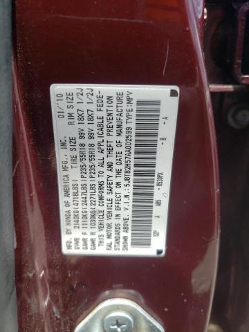 Photo 10 from auction – 2010 ACURA RDX TECHNO with VIN 5J8TB2H57AA002599