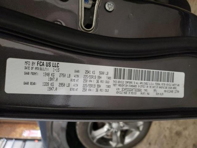 Photo 10 from auction – 2015 DODGE JOURNEY CR with VIN 3C4PDDGGXFT633601
