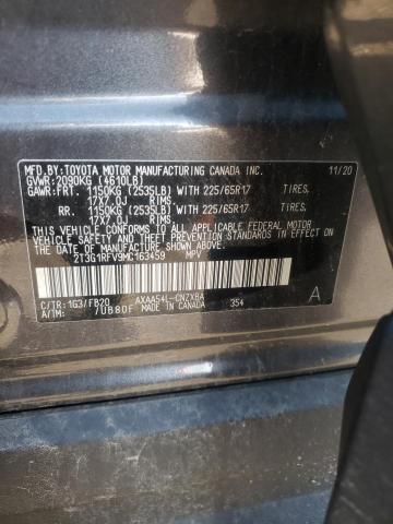 Photo 10 from auction – 2021 TOYOTA RAV4 LE with VIN 2T3G1RFV9MC163459
