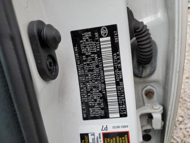 Photo 10 from auction – 2016 TOYOTA CAMRY LE with VIN 4T1BF1FK0GU126511