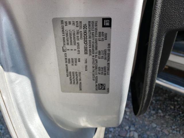 Photo 10 from auction – 2012 CHEVROLET SILVERADO with VIN 1GC1KXCG2CF139838